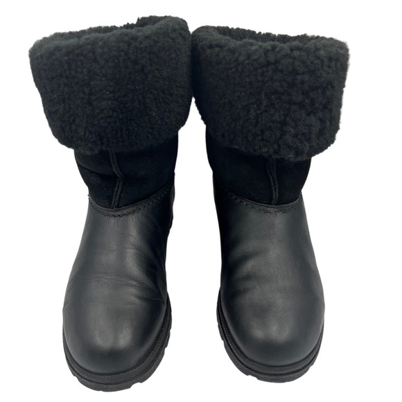 VINTAGE SOREL Shearling Boot Black - Picture 7 of 13